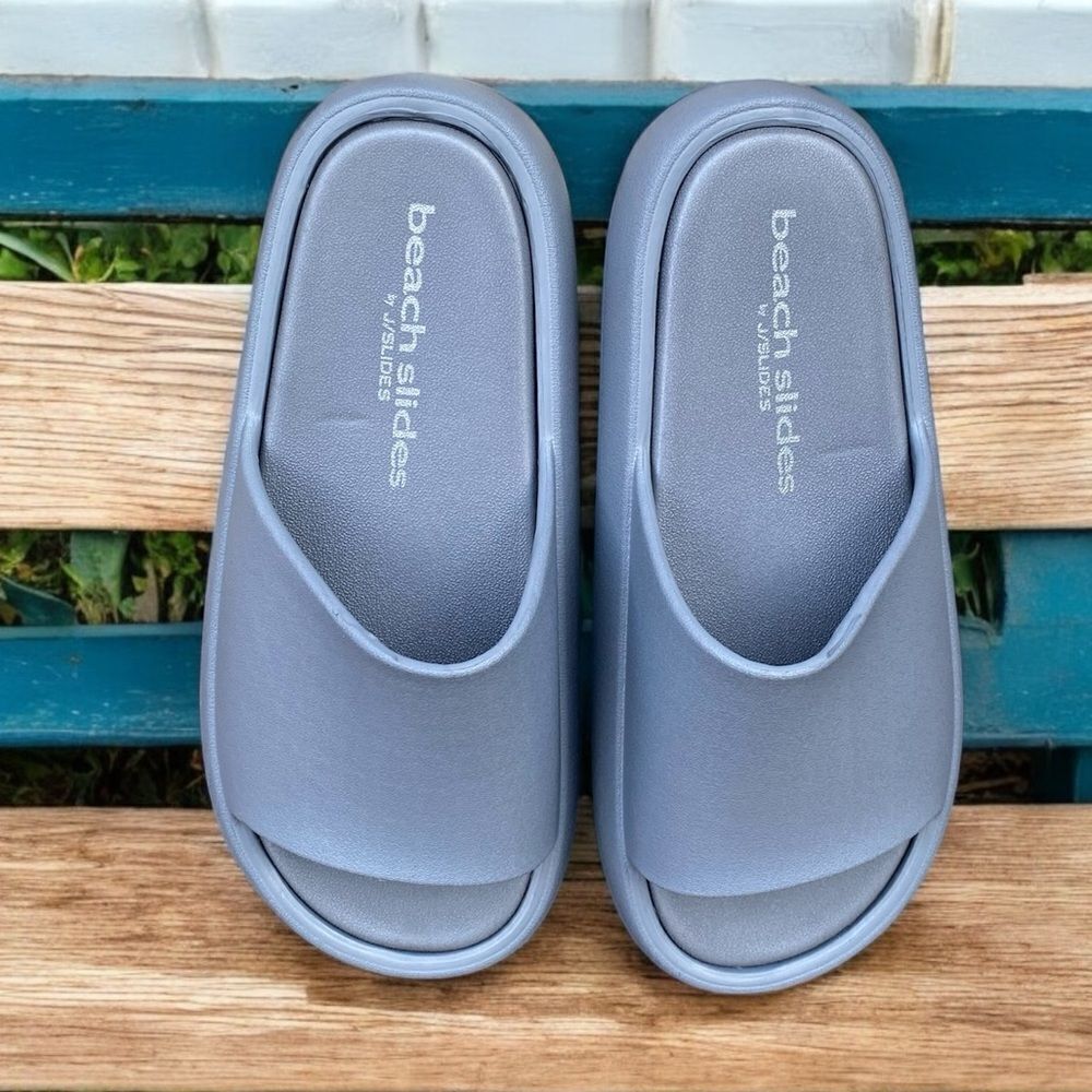 NIB New J/Slides NY SQUISH Grey EVA Slip on Slide… - image 6